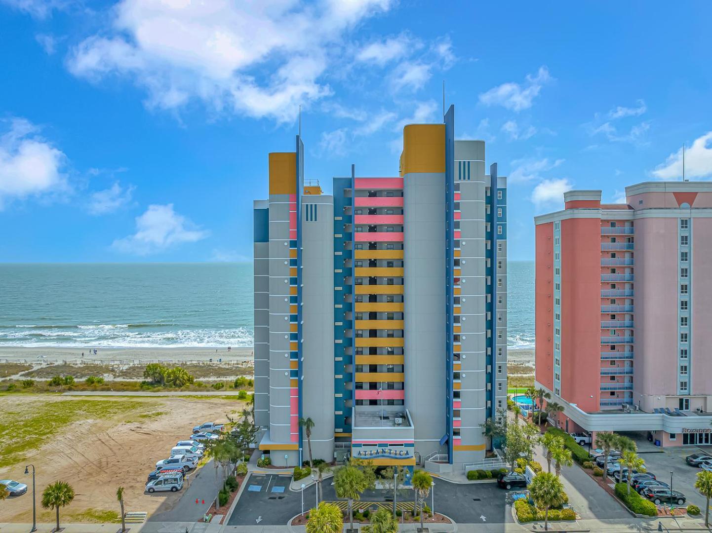 Beautifully Decorated Direct Oceanfront 1 Bedroom 1 Ba Condo Atlantica 1003 Myrtle Beach Kültér fotó